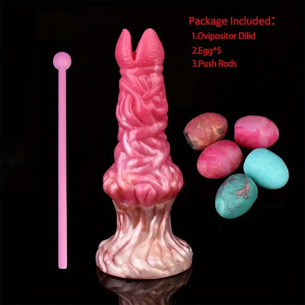 #4 alien ovipositor tentacle knotted fantasy dildo