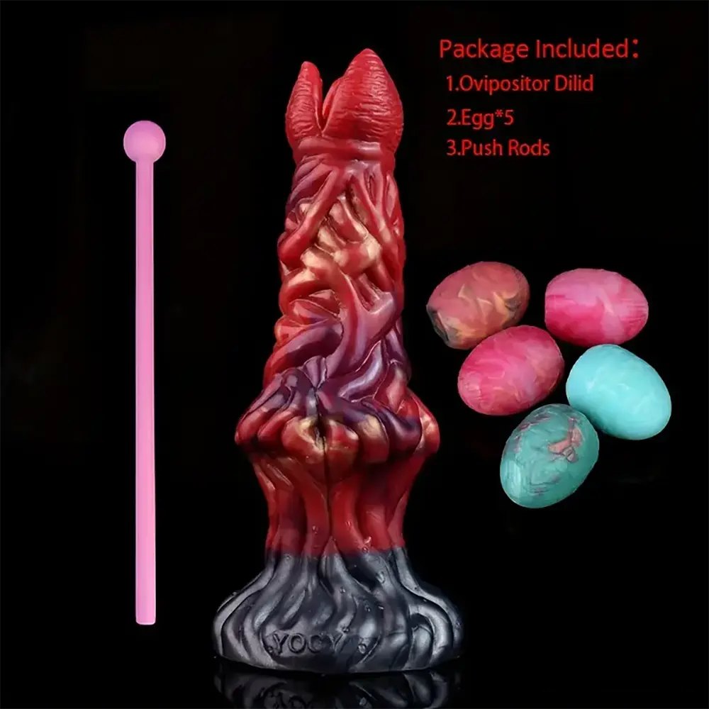 #5 alien ovipositor tentacle knotted fantasy dildo