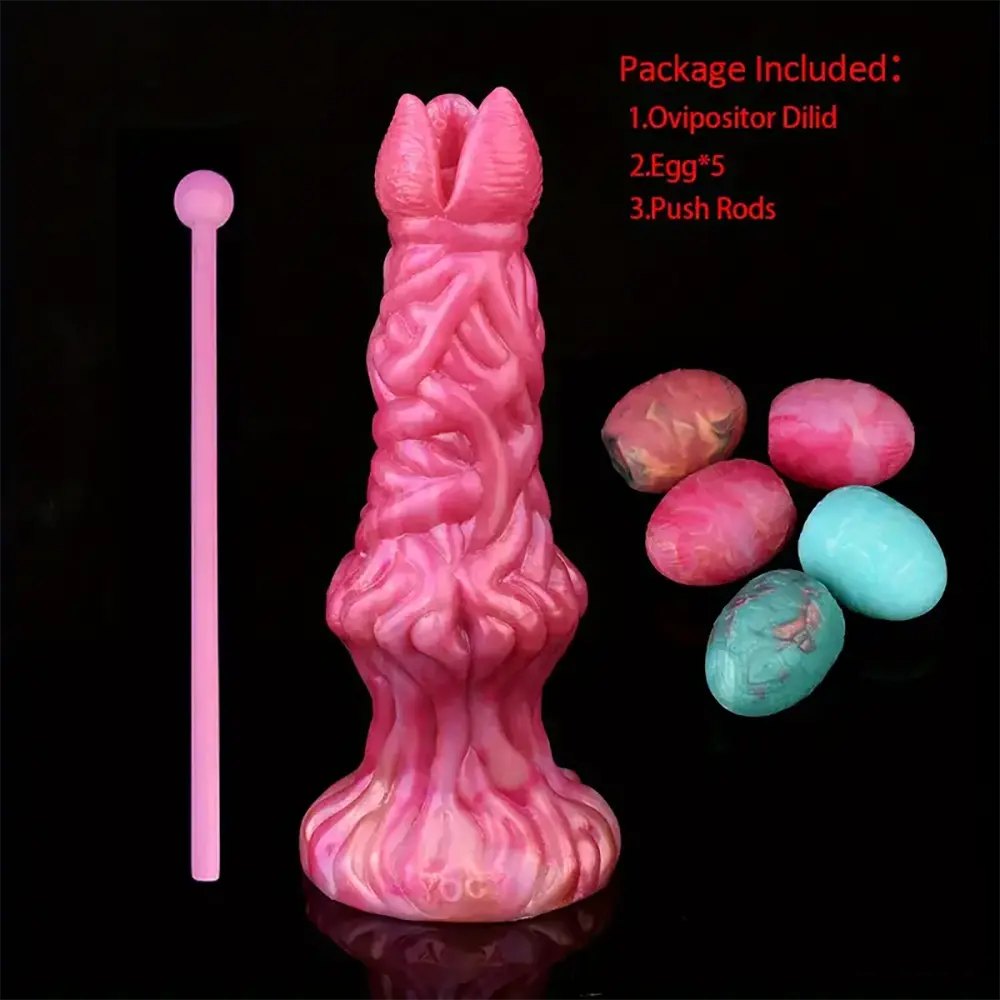 #6 alien ovipositor tentacle knotted fantasy dildo