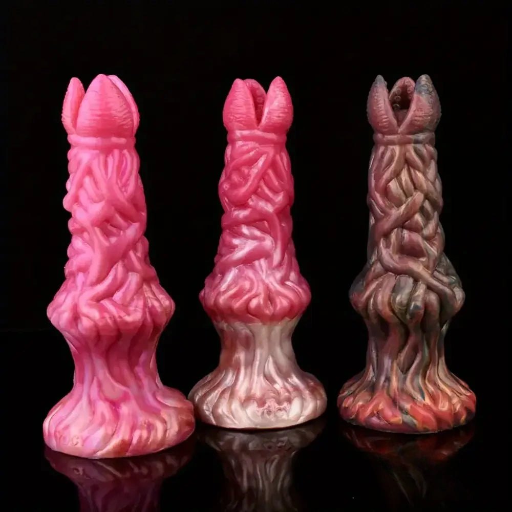 Alien ovipositor tentacle knotted fantasy dildo, photo 2