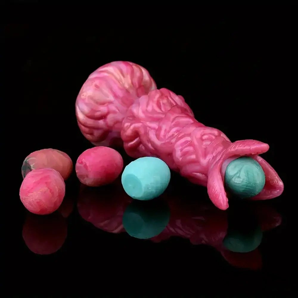 Alien ovipositor tentacle knotted fantasy dildo, photo 4