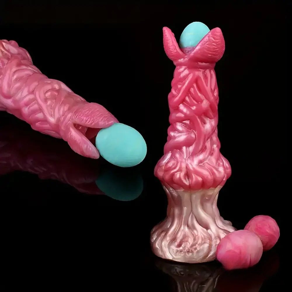 Alien ovipositor tentacle knotted fantasy dildo, photo 8