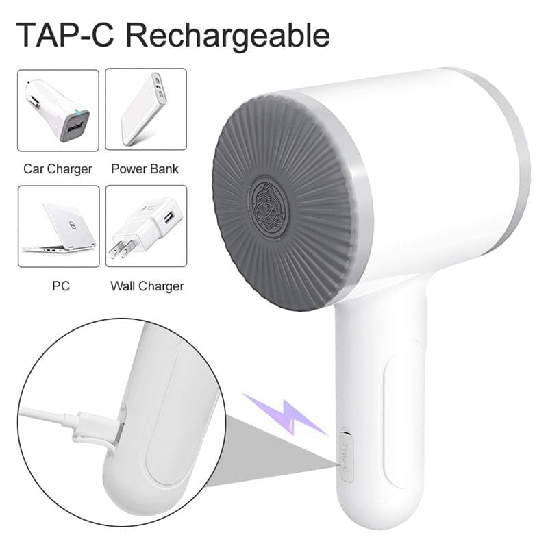 White handheld automatic rocking male masturbator, photo 4
