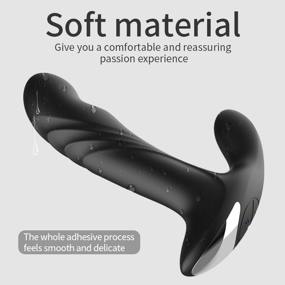 Black wireless prostate massager with remote, photo 6