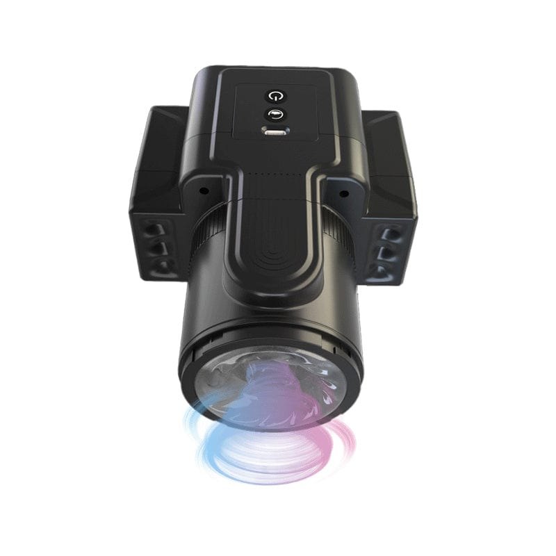Black 7-speed rotating expanding male masturbator, photo 7