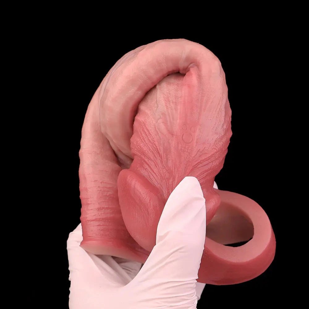 Flesh silicone realistic dildo, photo 8