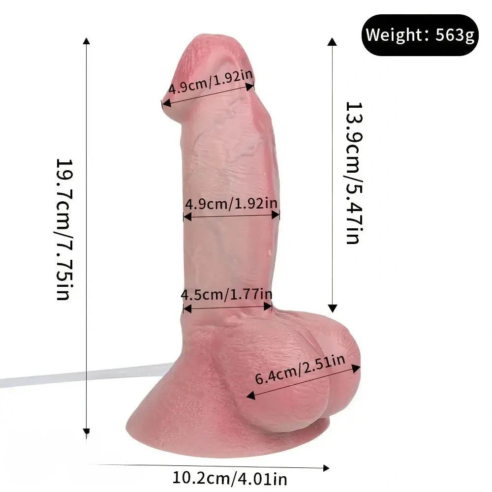 Curved silicone g-spot dildo, photo 6