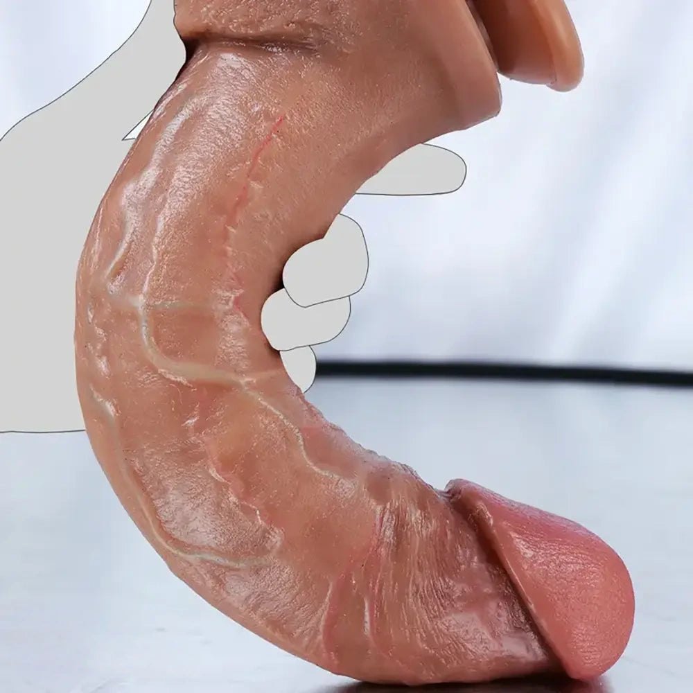 Suction cup silicone dildo, photo 12
