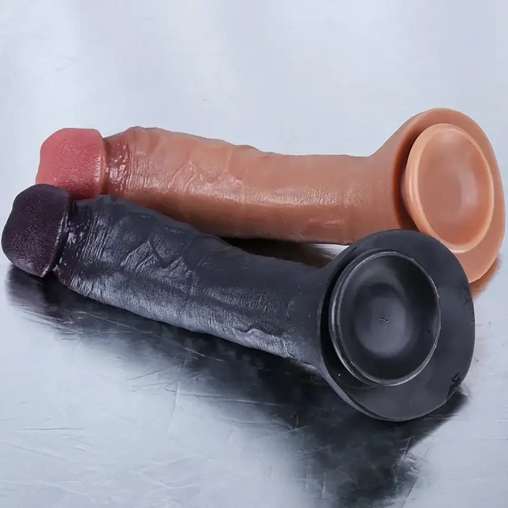 Suction cup silicone dildo, photo 7