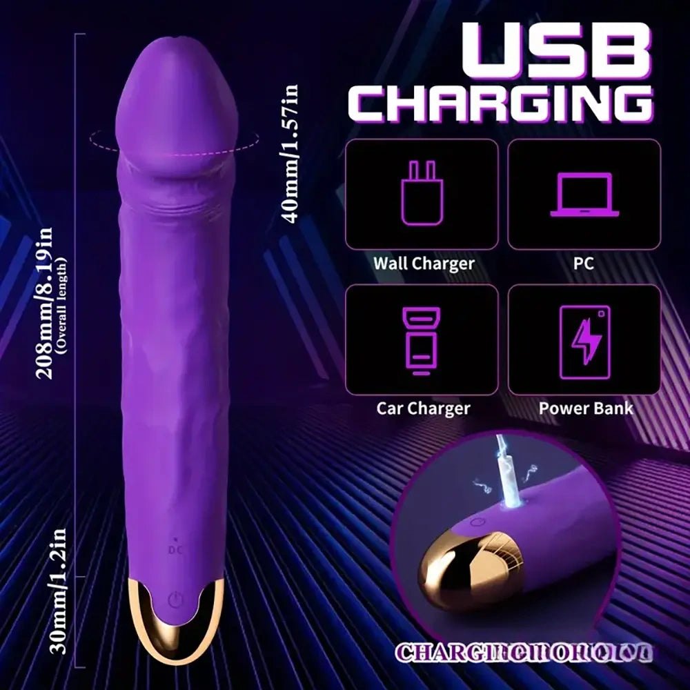 Curved silicone realistic dildo with veiny texture and gold-tone base, photo 8