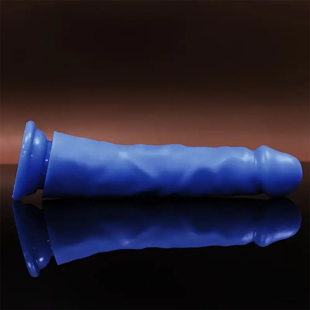 Soft silicone suction cup g-spot dildo, photo 12