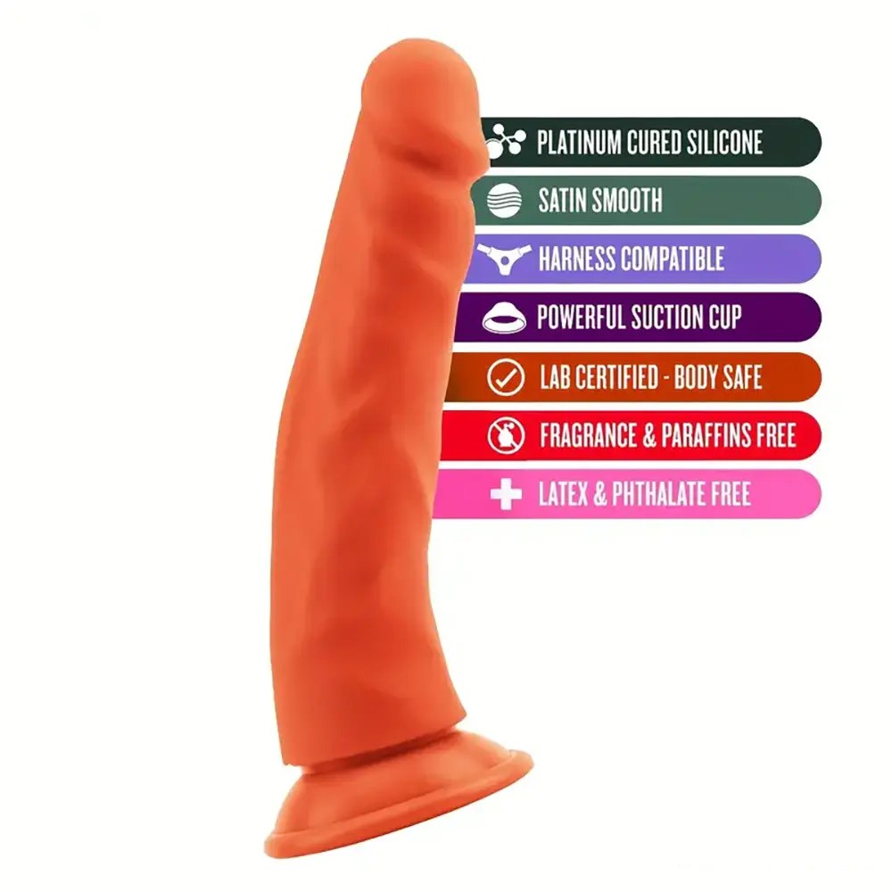 Soft silicone suction cup g-spot dildo, photo 2