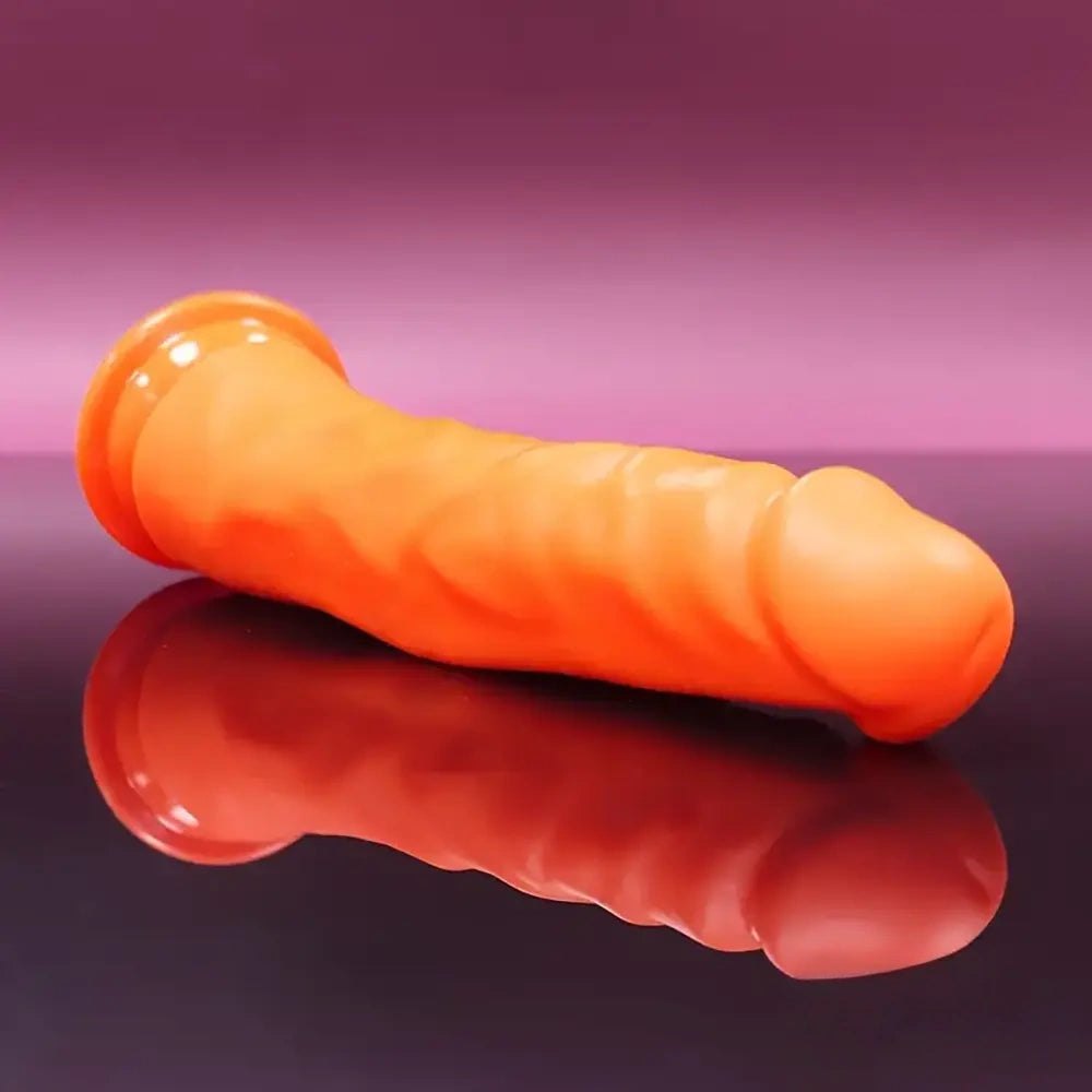 Soft silicone suction cup g-spot dildo, photo 9