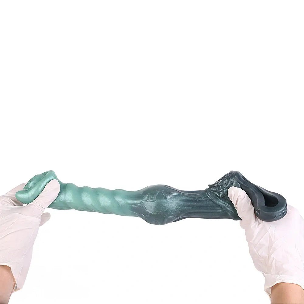 Silicone wolf knot animal dildo, photo 12