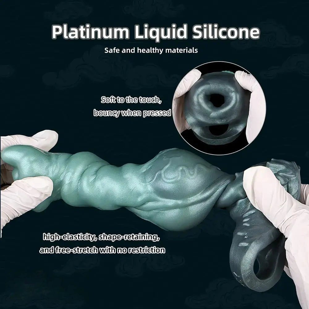 Silicone wolf knot animal dildo, photo 5