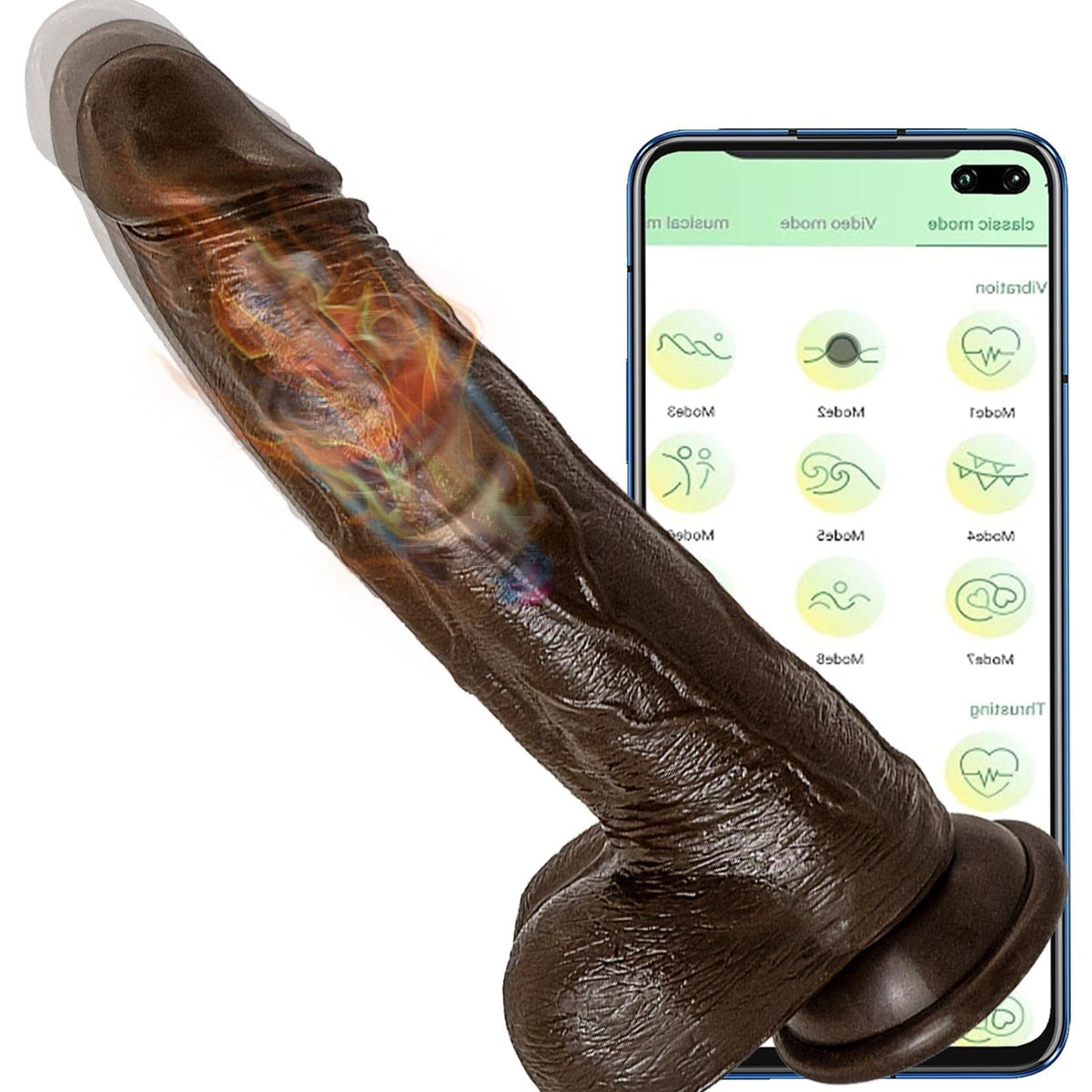 Realistic thrusting dildo machine, photo 15