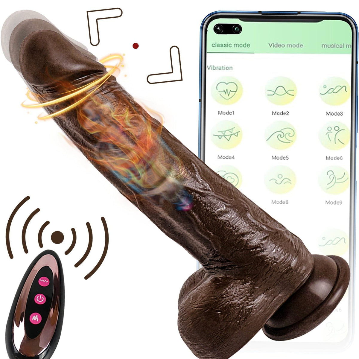 Realistic thrusting dildo machine, photo 16