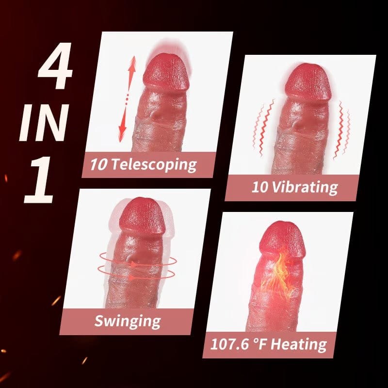 Realistic thrusting dildo machine, photo 3