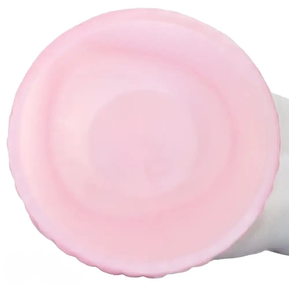 Pink silicone knotted animal dildo, photo 8