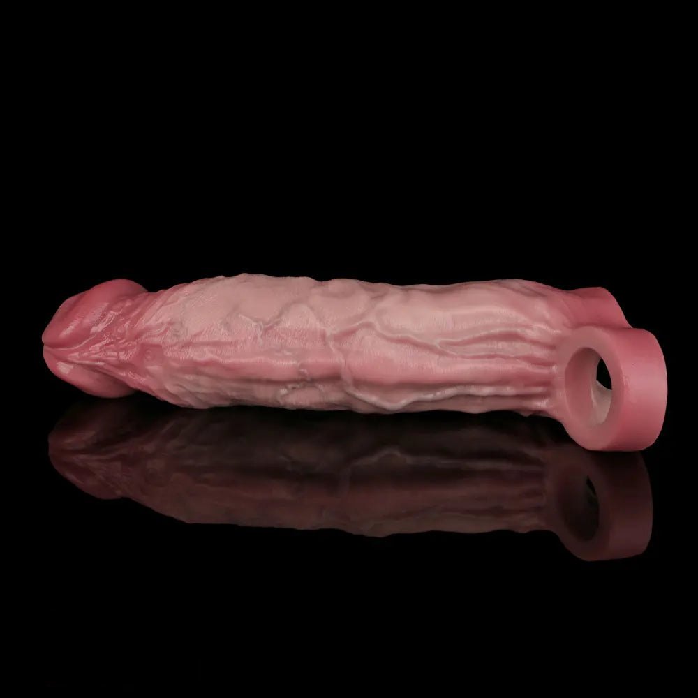 Flesh tone veined realistic silicone dildo, photo 11