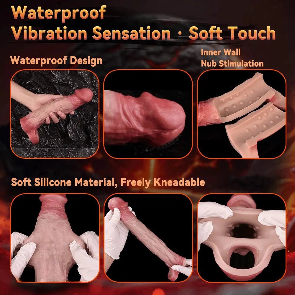 Flesh tone veined realistic silicone dildo, photo 13