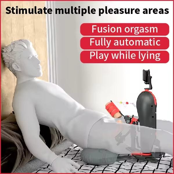 Red and black prostate pleasure machine, photo 3