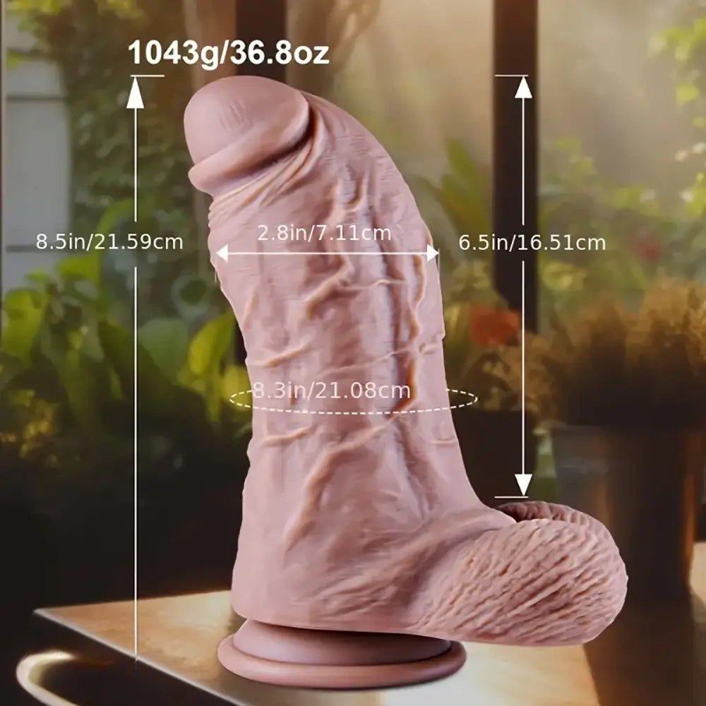 Flesh silicone suction cup dildo, photo 3