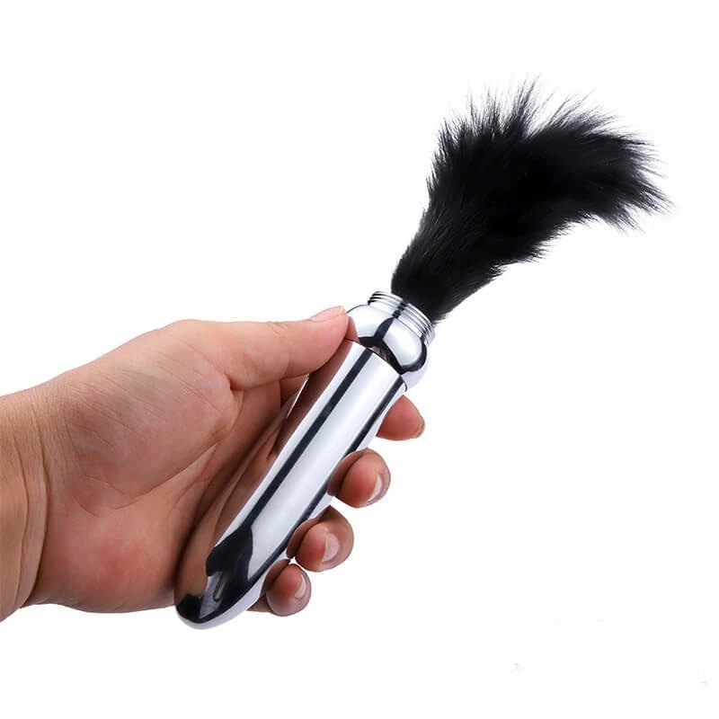 Silver metal dildo, photo 2