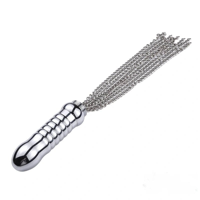 Silver metal dildo, photo 3