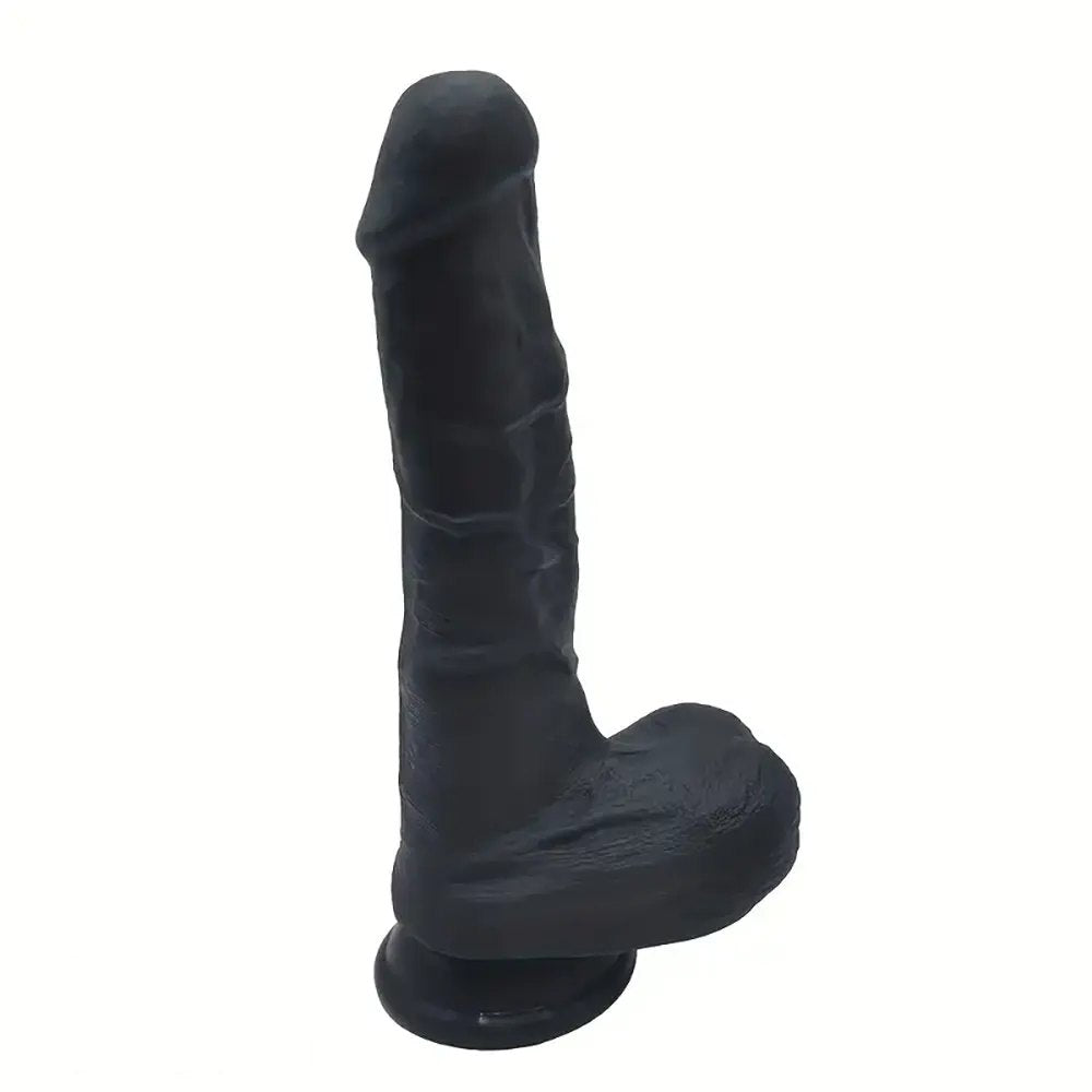 Suction cup dildo with raised veins, photo 9