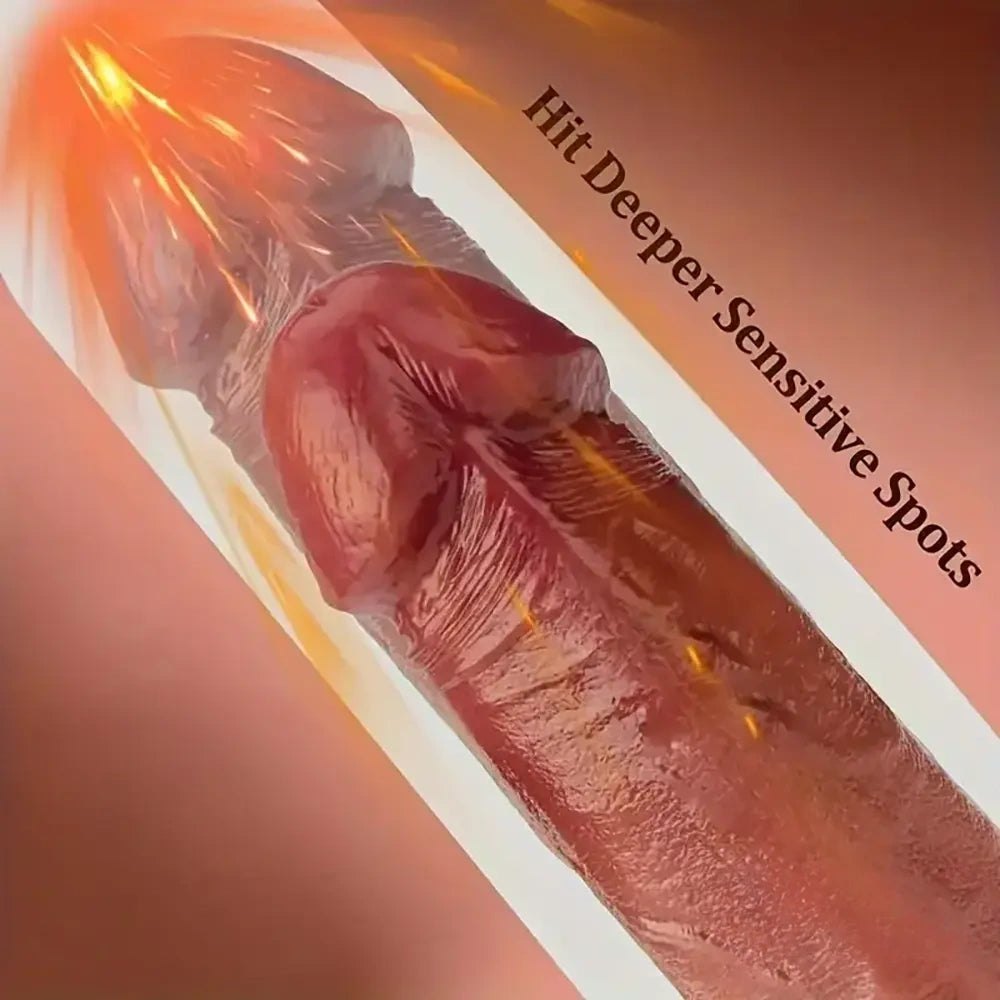 Flesh tone slim suction cup dildo, photo 4
