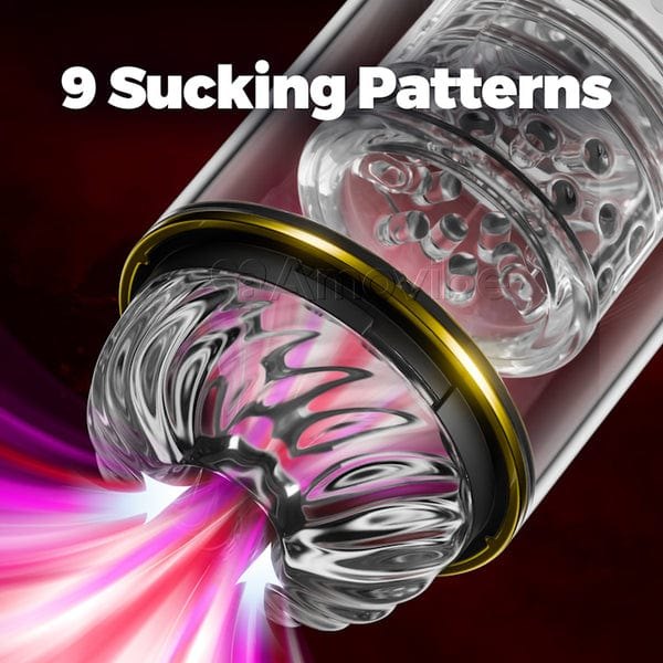 Black rotating thrusting male masturbator, photo 4