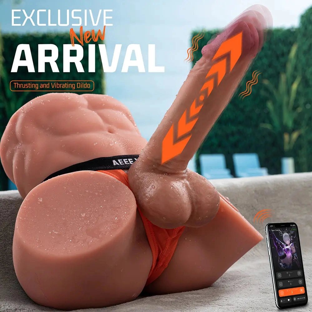 Flesh-tone TPR oversized realistic dildo, photo 1