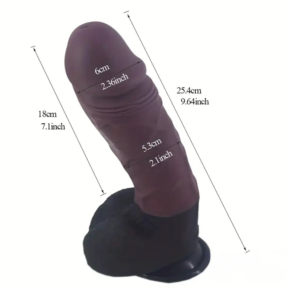 Realistic silicone suction cup dildo, photo 13