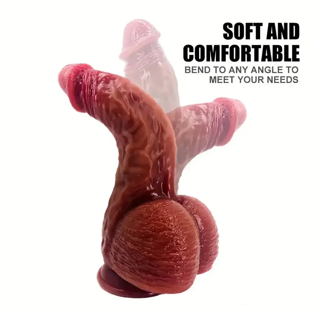 Flesh tone suction cup dildo, photo 7