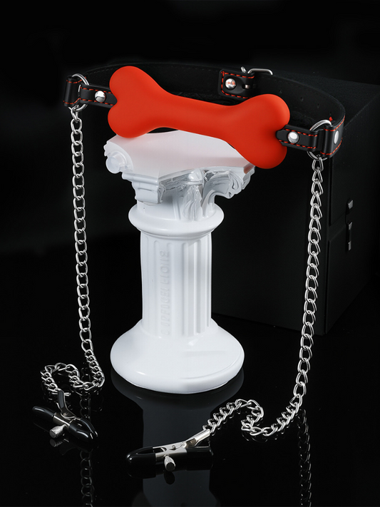 Bone Gag With Clamp