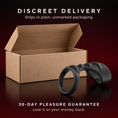 Dragon Ribbed Ring next to a plain brown shipping box for discreet delivery 9