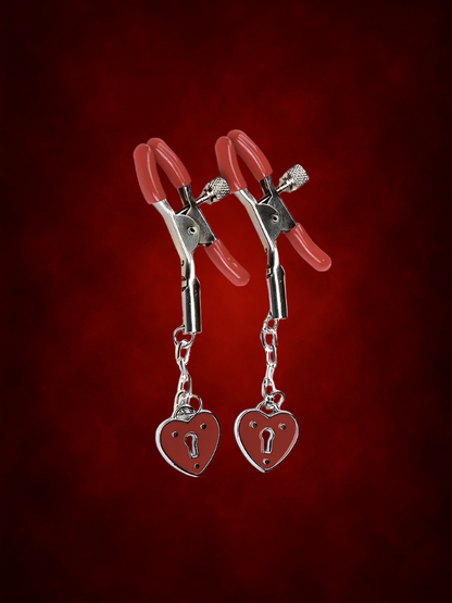 Heart Lock Pinch Clamp Set