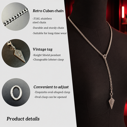 Knight Slip Chain Necklace