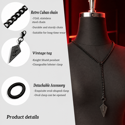 Knight Slip Chain Necklace