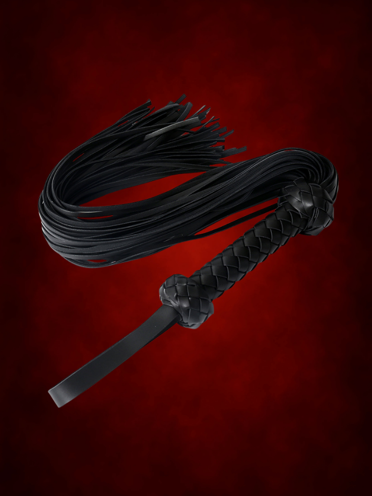 Scarlet Lash spanking paddle and whip for couples BDSM close-up detail – WildNightX