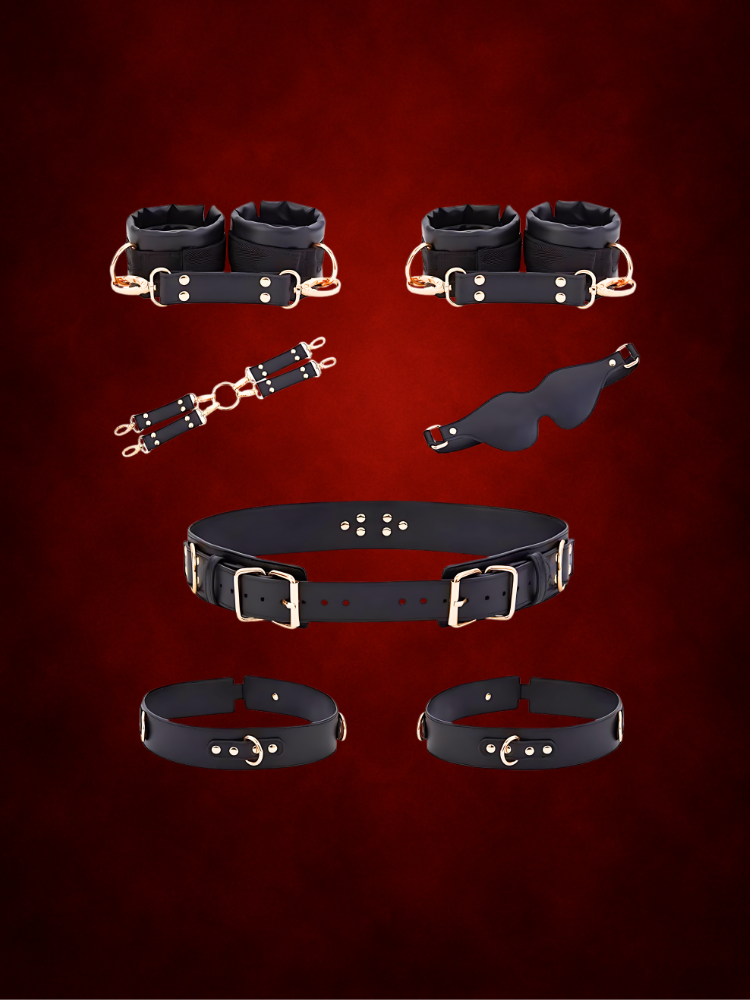 Scarlet Set body harness for women worn on model – WildNightX