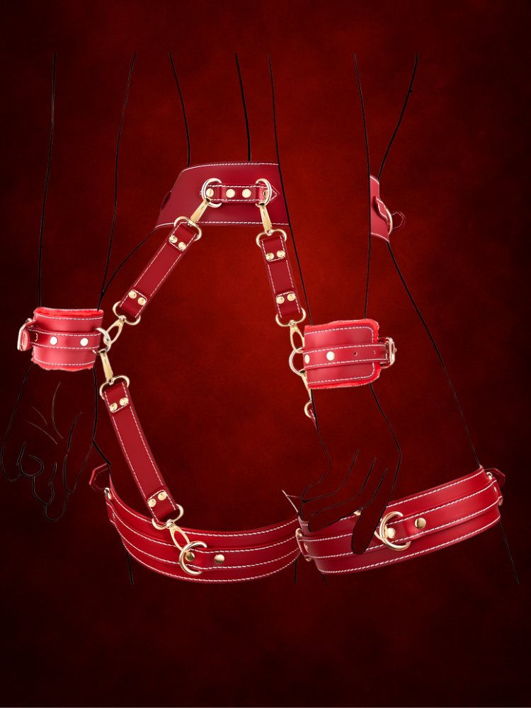 Scarlet Set body harness for women full set contents – WildNightX