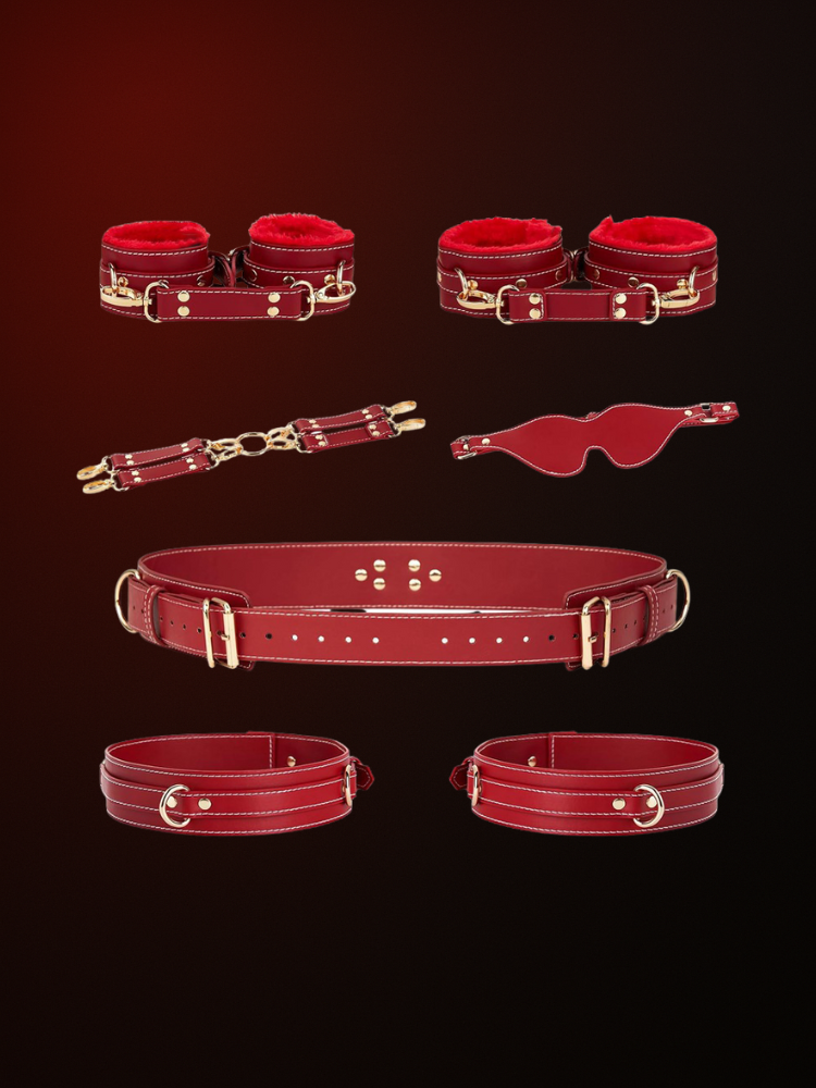Scarlet Set body harness for women packaging view – WildNightX