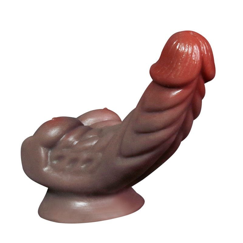 Realistic dildo with abdominal muscle base, photo 5