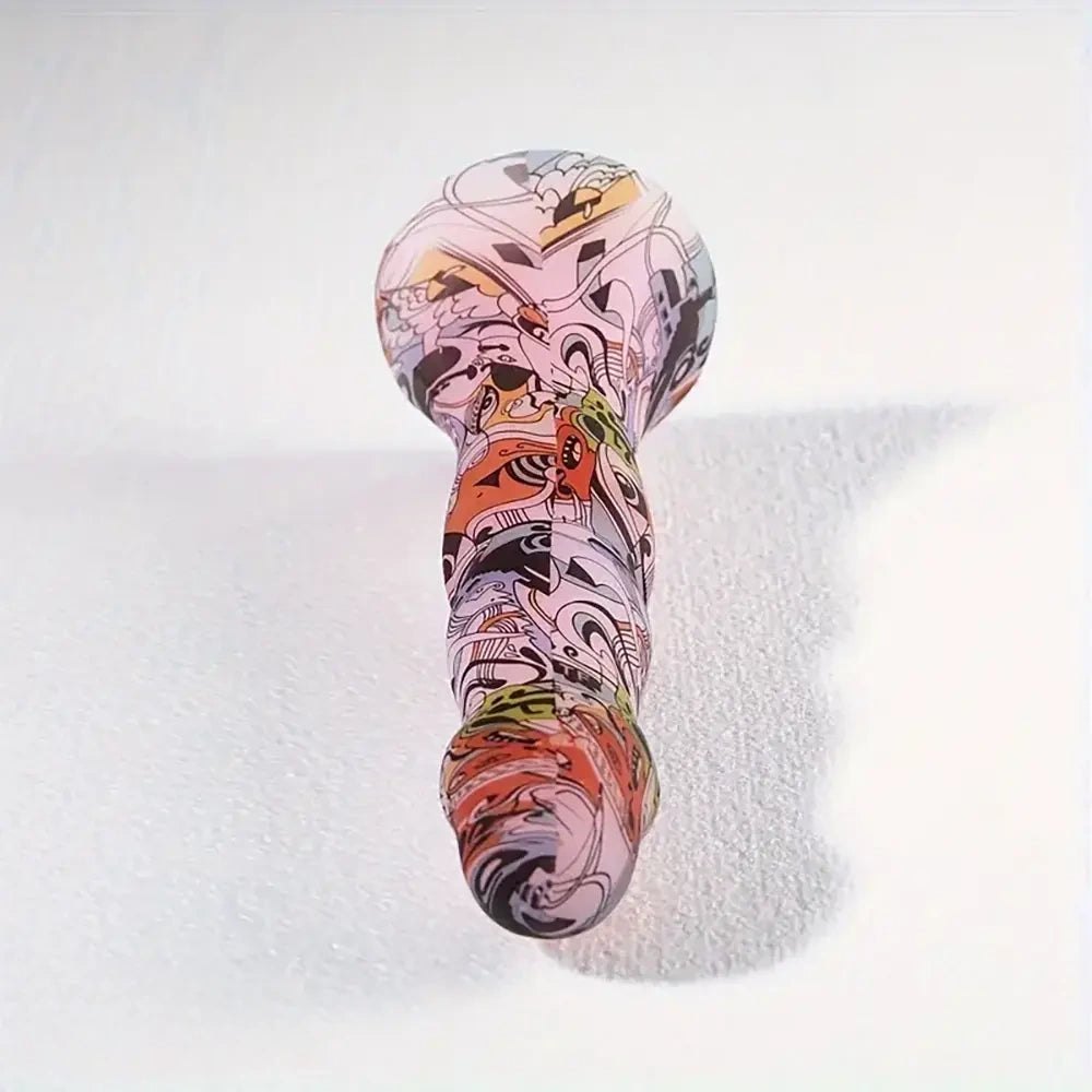 Abstract print fantasy dildo, photo 5