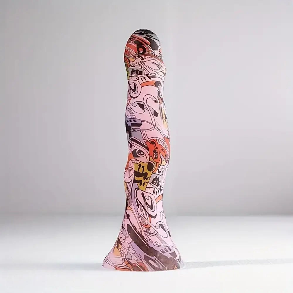 Abstract print fantasy dildo, photo 7