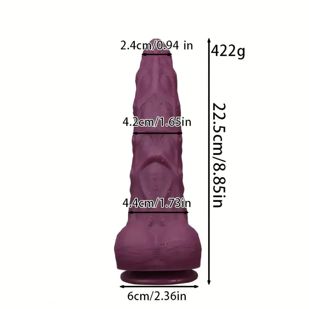 Brown abyssal devourer monster dildo, photo 5