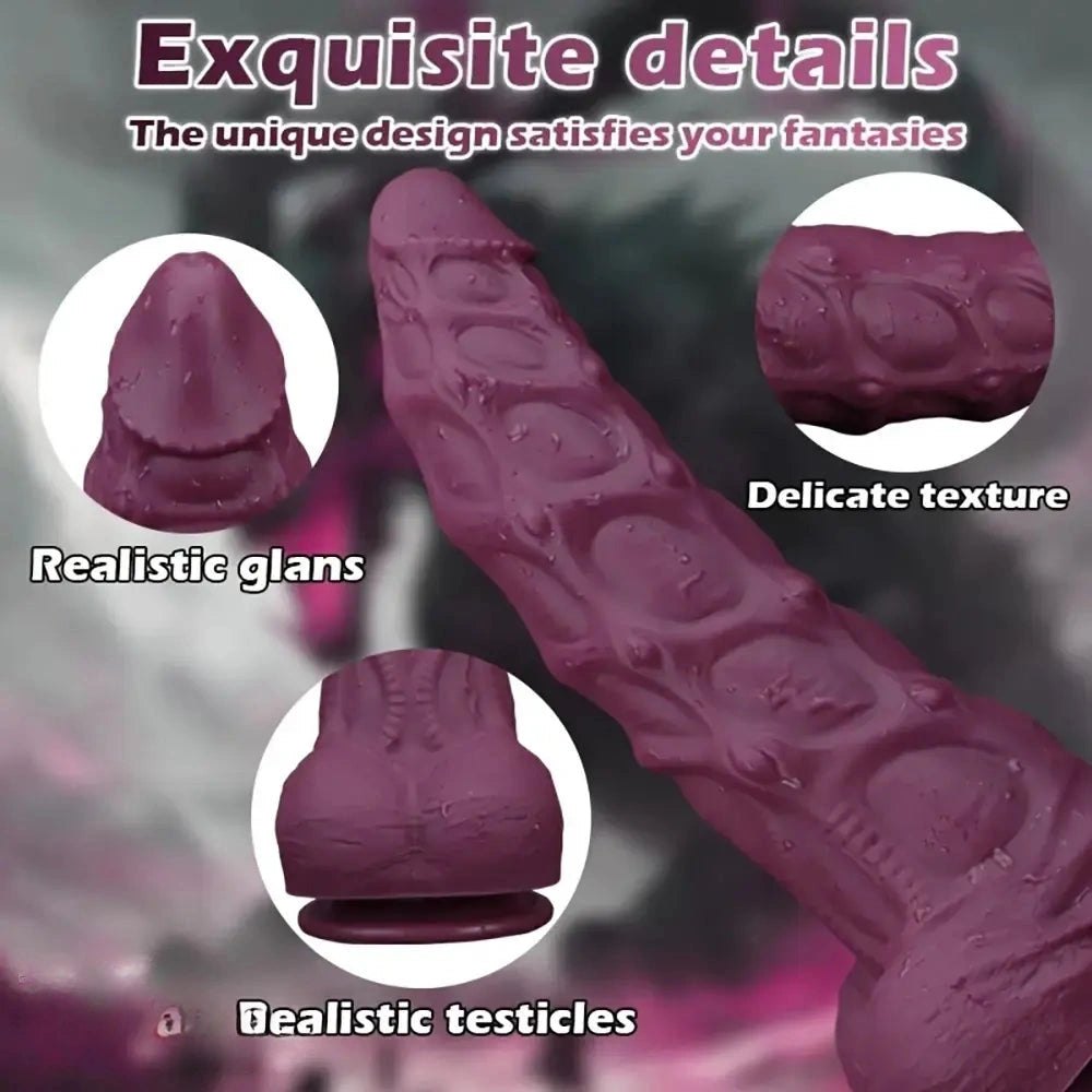 Brown abyssal devourer monster dildo, photo 6
