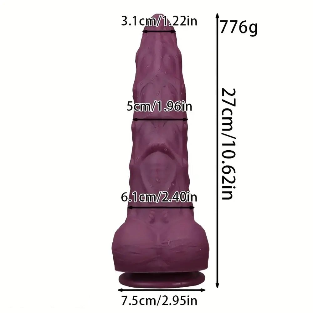 Brown abyssal devourer monster dildo, photo 8